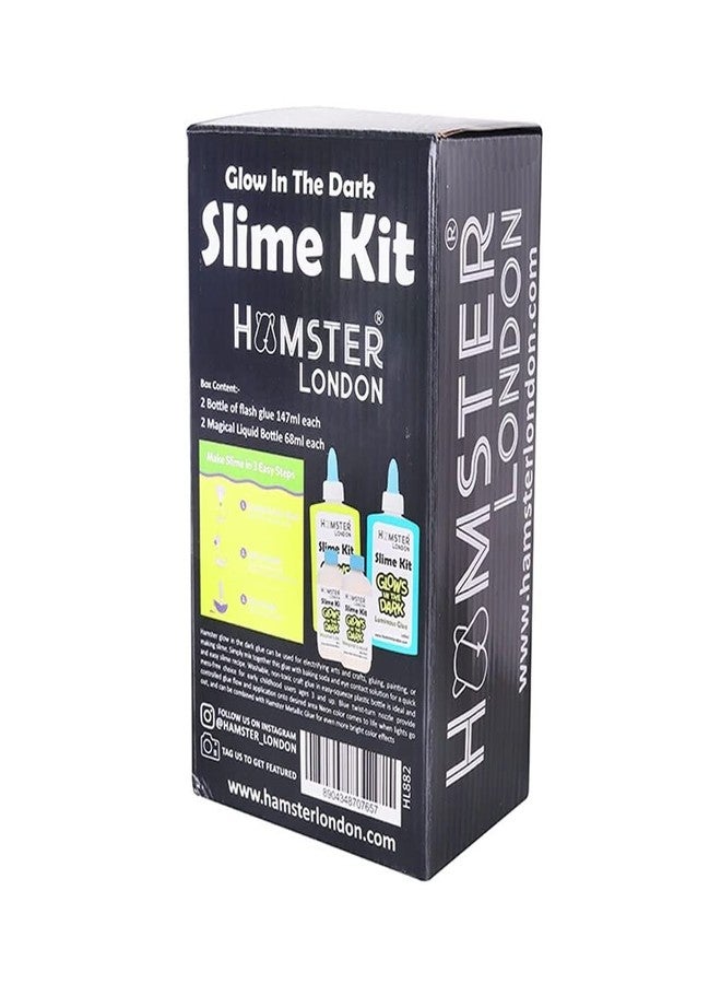 Hamster London Glow In The Dark Slime Kit, Pack of 3 - Image 5